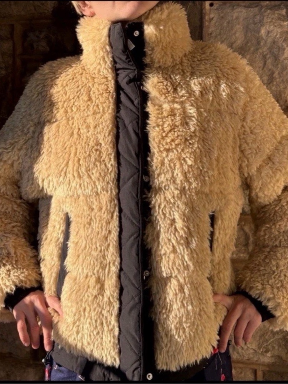 Fur Hugo Boss Jacket Fenella. 50521392 Beige Size L